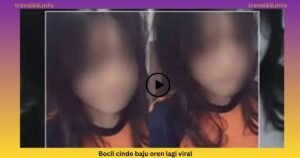 A new internet mystery is spreading fast online. The phrase bocil cindo baju oren lagi viral is suddenly trending across social media, and millions of users are trying to understand why. From TikTok clips to reposts on X and Facebook, the viral moment is moving quickly. Many people are searching for the video full bocil cindo baju oren after seeing short clips appear in their feeds. The trend started quietly but exploded overnight. Soon, users began sharing the same phrases repeatedly: bocil cindo baju oren viral, cindo baju olahraga oren viral, and chindo baju oren viral. Now the internet cannot stop talking about it.